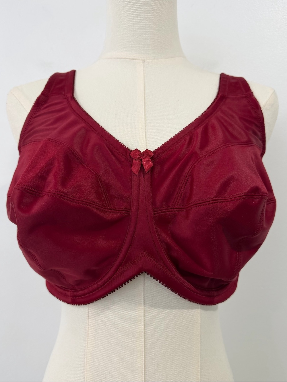 Cabernet Red Full Coverage Unlined Underwire Bra 36H S52BN053